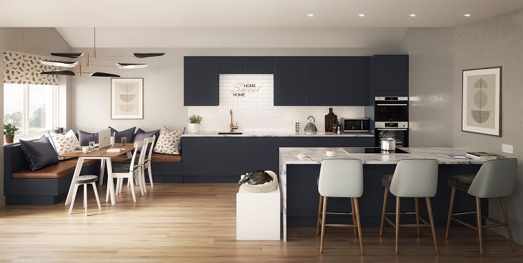 Larissa Matt Indigo door
