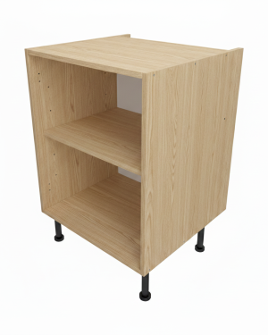600mm Sink Base Cabinet — Oak Effect