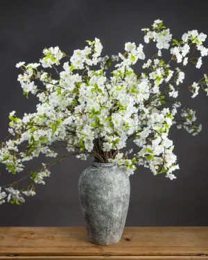 White Cherry Blossom Spray