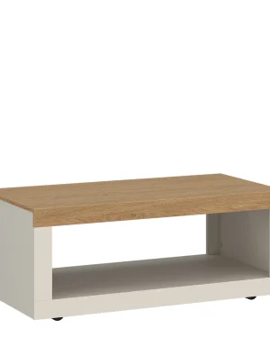 Naxxar Coffee Table in Cashmere and Stone Oak