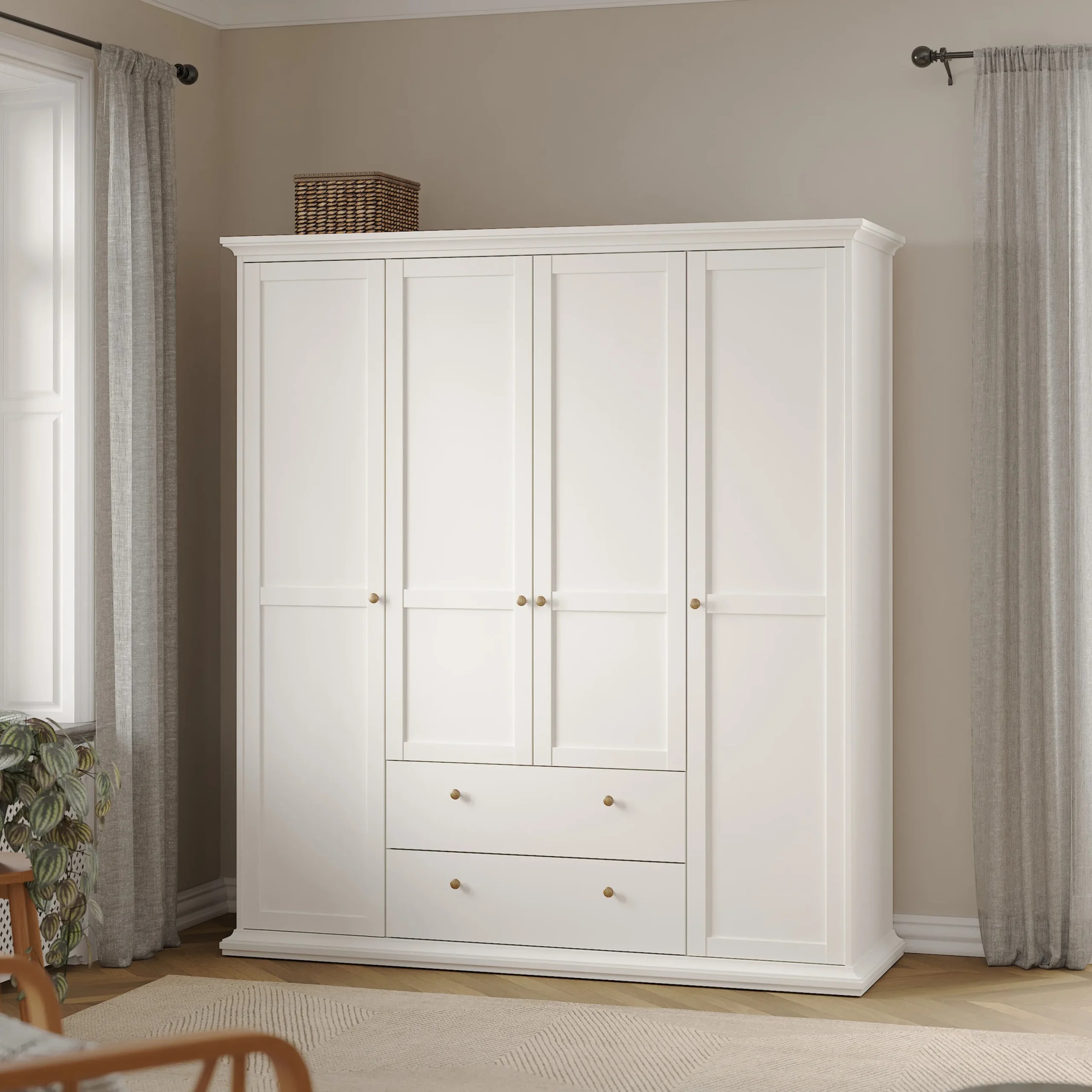 Bedrooms 25 4-Door Wardrobes