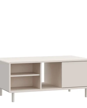 Playly Coffee Table with Open Shelf and Door
