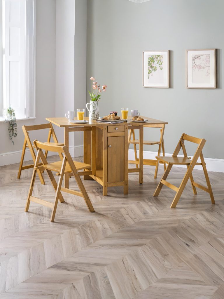 Savoy Light Oak 4 Seater Dining Set