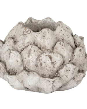 Large Stone Effect Acorn Tea Light Holder