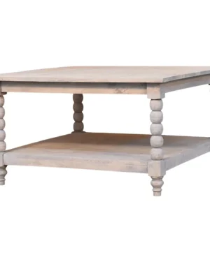 Spindle Acid Wash Coffee Table