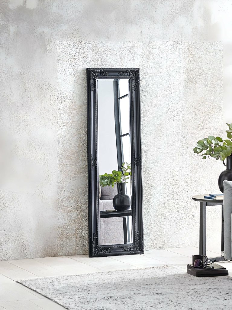 How to Hang a Mirror Above a Fireplace