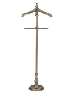 Antiqued Silver Valet Stand