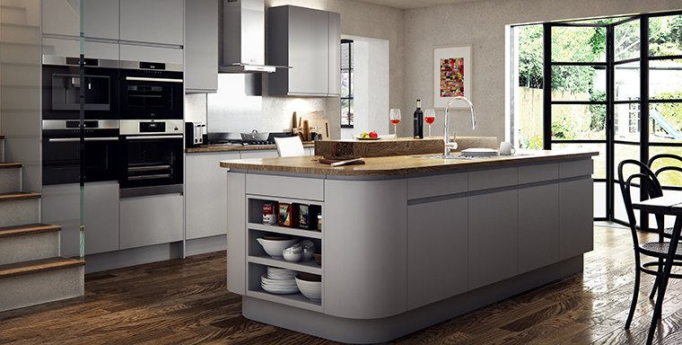 Larissa Matt Dust Grey door
