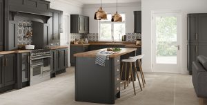 Rivington Super Matt Graphite kitchen door