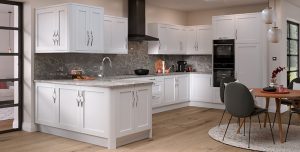 Rivington Matt White kitchen door