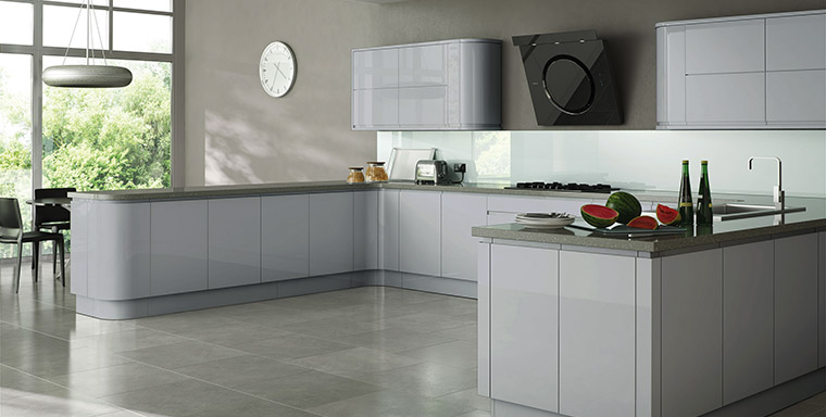 Larissa Dove Grey Gloss door