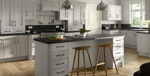 Buckingham Dove Grey Ash kitchen door